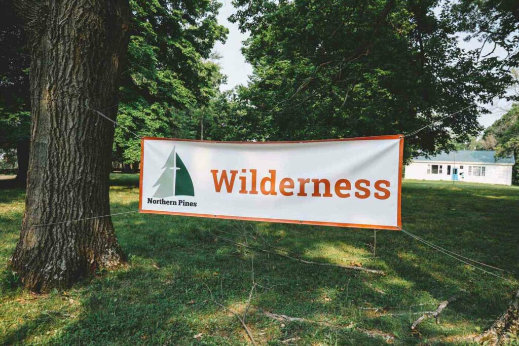 wilderness group sign